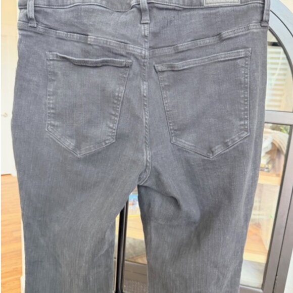 Madewell Kick Out Crop Jeans in black rinse wash - Picture 5 of 5